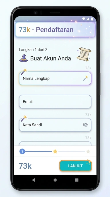 Panduan Lengkap Registrasi Akun 73k untuk Pengguna Android