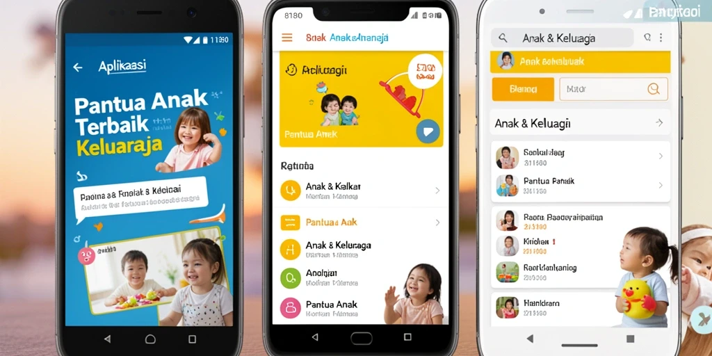 Antarmuka aplikasi Pantau Anak yang ramah pengguna.