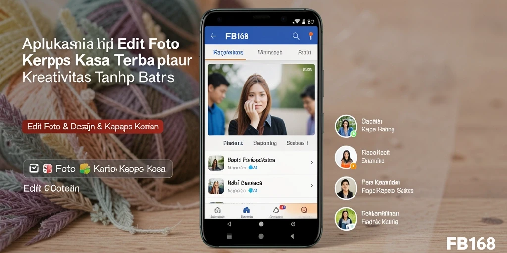 Tampilan antarmuka pengguna FB168 yang sederhana dan fungsional.