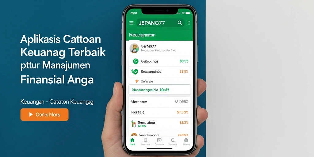 Tampilan antarmuka pengguna JEPANG77 yang sederhana dan intuitif.