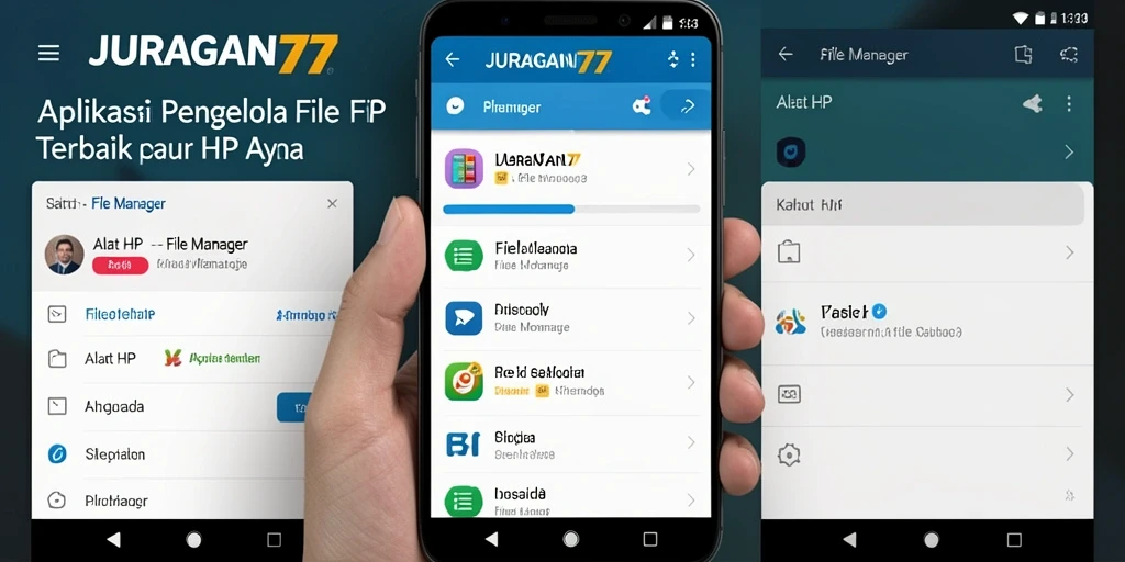 Antarmuka pengguna JURAGAN77 untuk pengelolaan file yang efisien.
