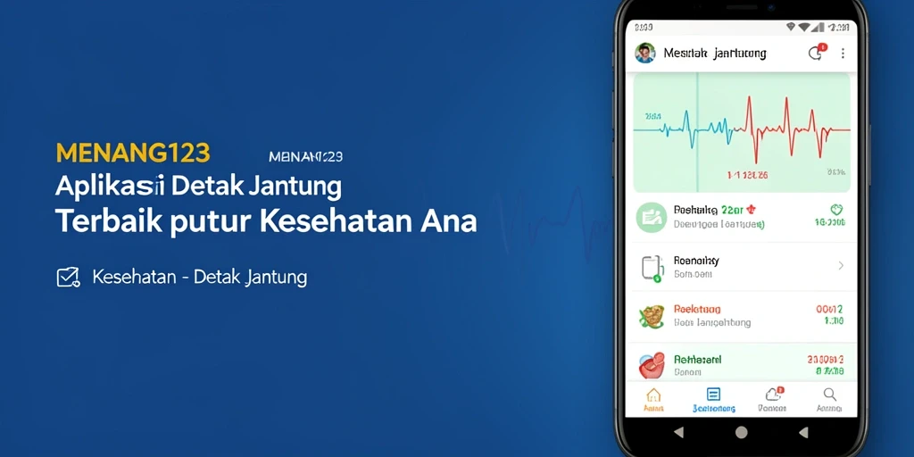Antarmuka aplikasi Detak Jantung MENANG123 yang intuitif.